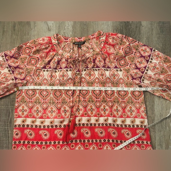 NEW Unique Spectrum Blouse Women’s size Medium BOHO Top Shirt NWT - Picture 13 of 13